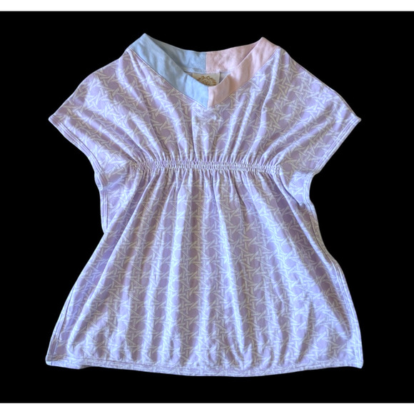 The Beaufort Bonnet Company TBBC Tabby Tunic Swim Cover Up Top Size 7 Purple - Picture 1 of 7